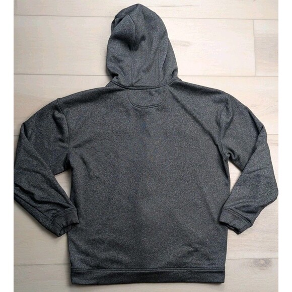 VTG Big Dogs Sweatshirt Hoodie Mens XL Full Zip High Tech Polar Gear Fleece Gray - Picture 4 of 8